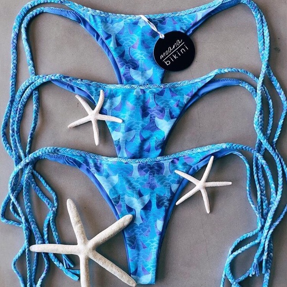 moana bikini Other - Moana Mermaid Braided Reversible Bottom